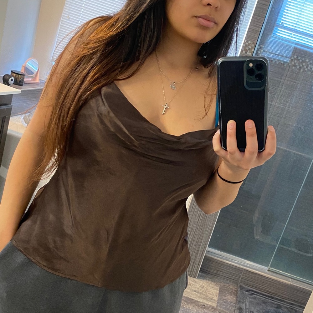 ZARA Satin Blouse NWOT
